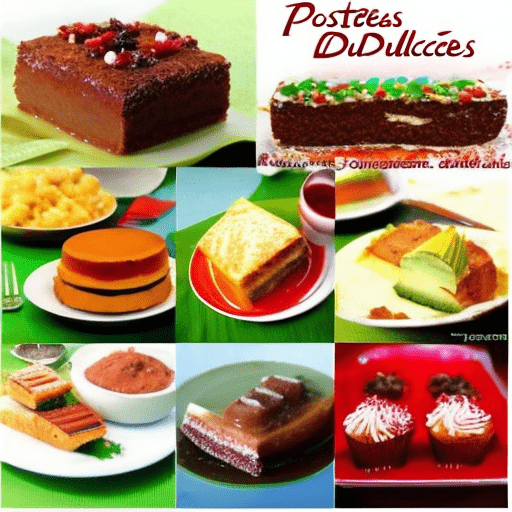 Postres y dulces típicos